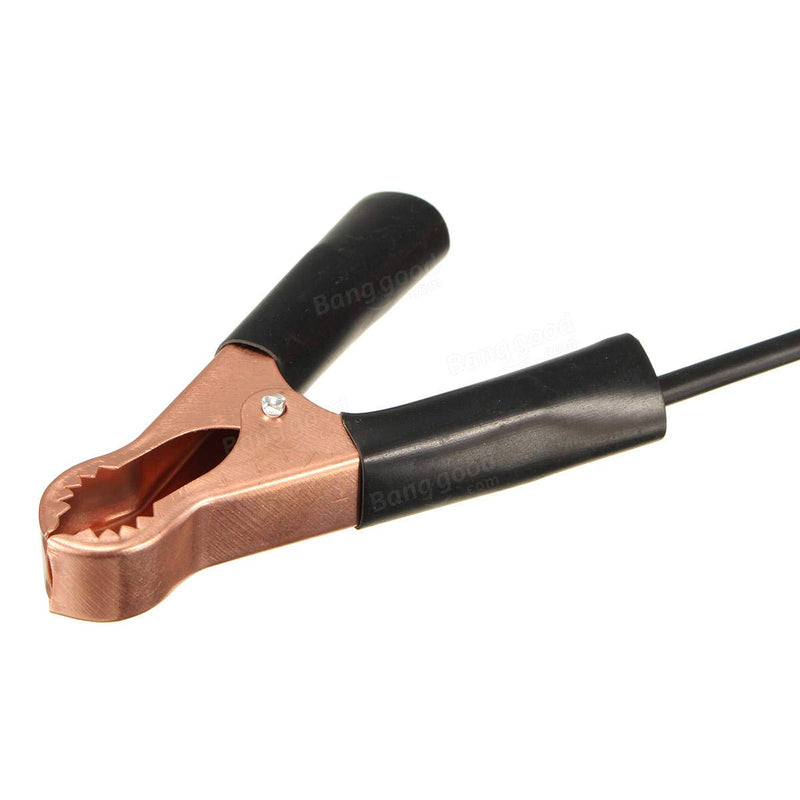 2Pcs 15A Banana Plug to 80mm Car Battery Clip Clamp Power Alligator Cable - Measurement & Analysis Instruments Digital Multimeters & Oscilloscopes - 2 x 15A Banana Alligator Clips Cable