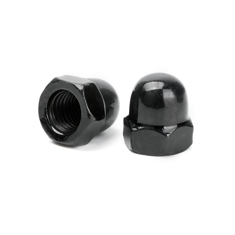 M5 Black Acorn Cap Nuts,Stainless Steel 304 (18-8) Acorn Nuts,Black Finish,25PCS M5,25pcs