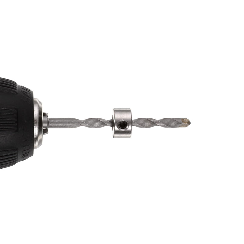 uxcell 20pcs Set Screw Collars 4.05mm Bore Shaft Collars, 9mm OD, 5mm Width, Drill Stop Collar, Carbon Steel Drill Bits Depth Collars