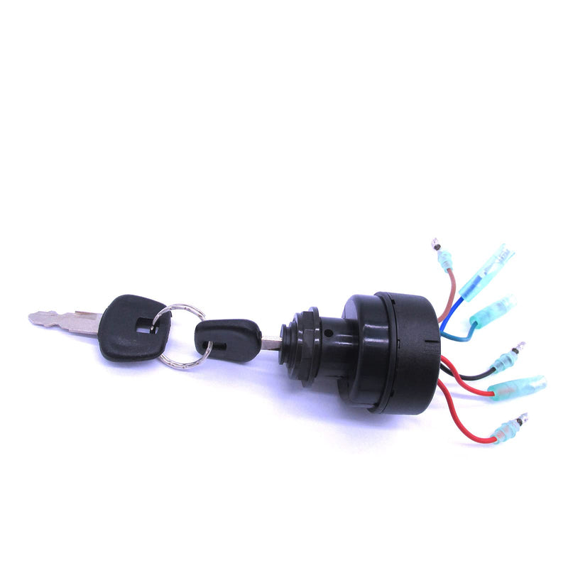 Boat Engine 353-76020-3 353760203 353760203M Main Key Switch for Nissan for Tohatsu / 5040113 for Evinrude Johnson OMC Outboard Motor Lack Push Button Key Switch, 12 Volts