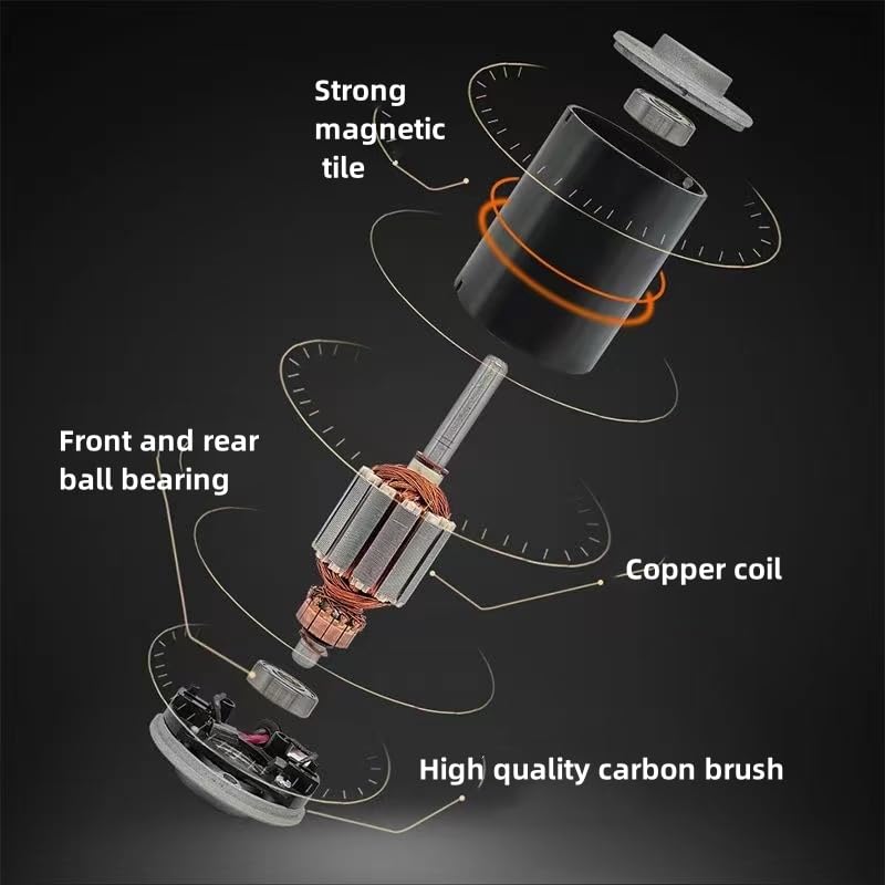 High Torque DC Motor 12v / 24v 3500/7000RPM Permanent Magnet Motor Mini DC Motor DIY Generator Motor 30W CW/CCW (Threaded Shaft)(with Bracket) (Threaded Shaft)
