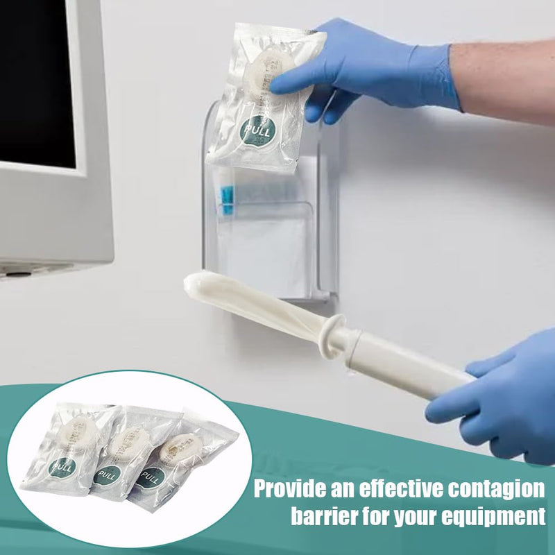 Ultrasound Probe Cover with Lubricated, Quick and Easy Pull, Latex, Individual Packaging, 20 Pcs/Box with lubricant