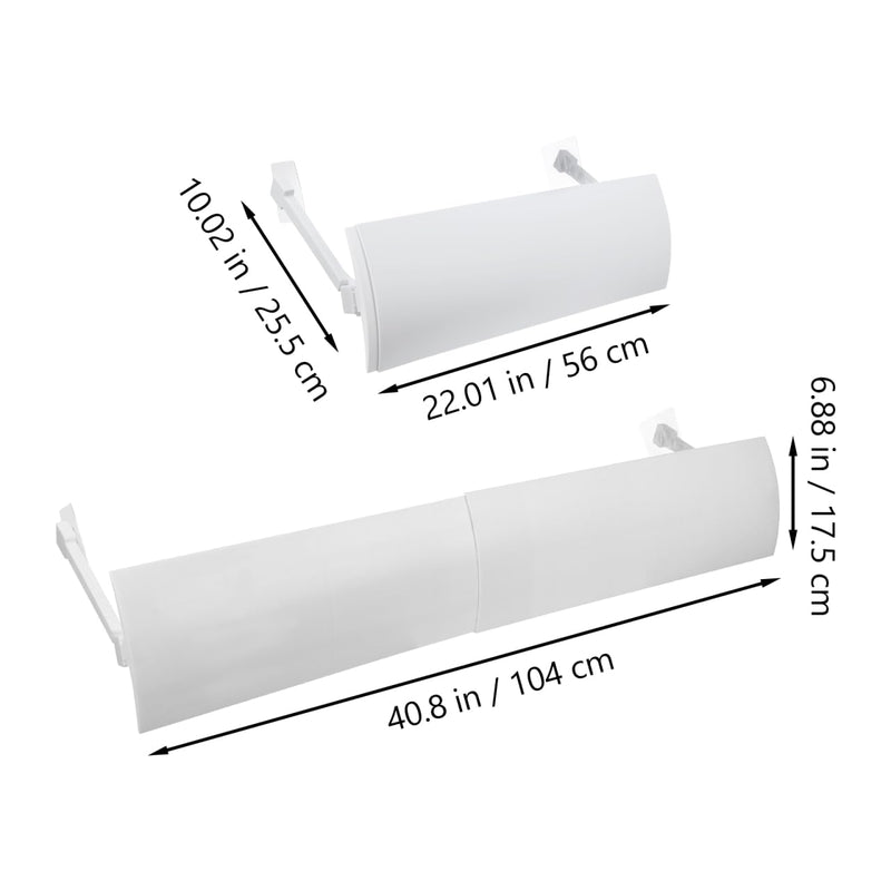 DOITOOL Adjustable Air Conditioner Deflector, Mini Split AC Vent Deflector