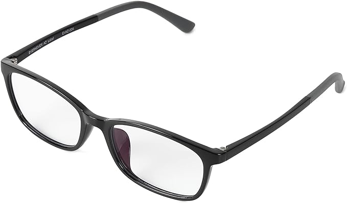 EVERNEVER AZ Label EVAZ-004C1-NS-L Glasses, Prescription Glasses, Prescription Glasses, Prescription Glasses, Myopia, Myopia, Astigmatism, Men's, Black (Regular to Slightly Larger Size), Black - NewNest Australia