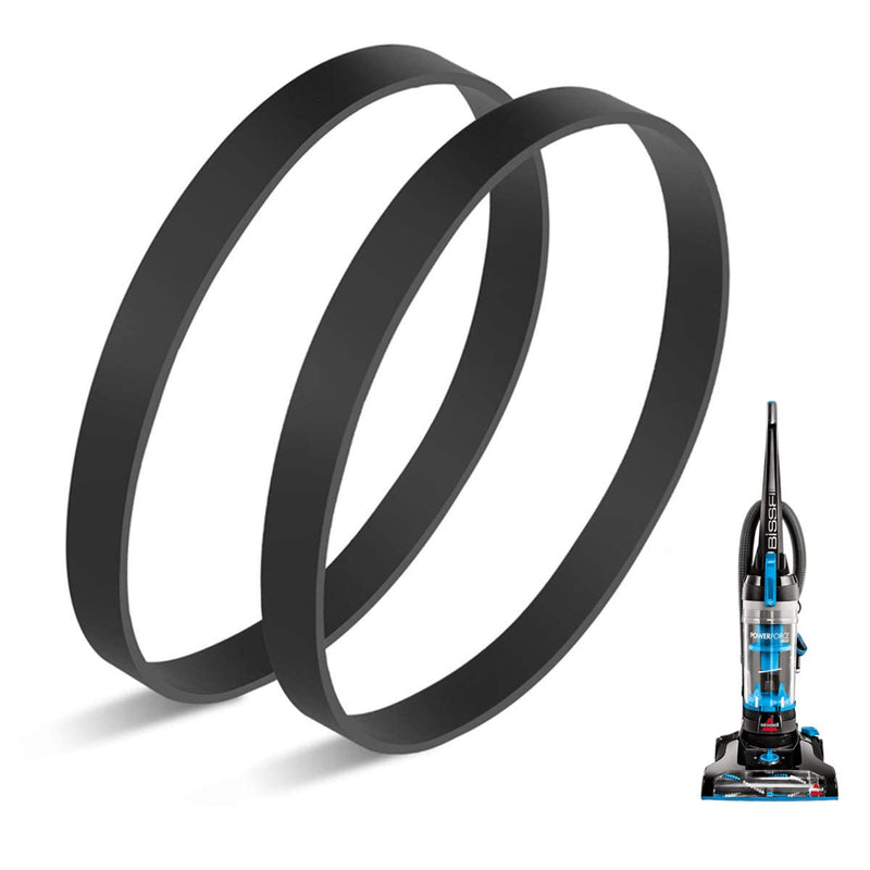 Replacement Belts for Bissell PowerForce Helix (Turbo) Vacuum 2191, 2191U, 2190, 1700, 1701, 1797, 2691, 2692, 1240, 12B1, 68C7, 3920 Series, Replace Parts 2031093 (Pack of 2)