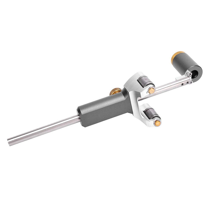 Marking Wheel Marking Draw Circle Linear Arc Scriber Tool Dual-Purpose Sliding Mark Scraper for Wood Iron Metal