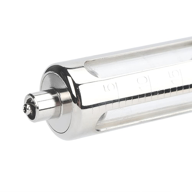 Stainless Steel Veterinary Injection Injector Syringe with Adjusteable Five Gears Measuring Clip Device Veterinary Vaccine Syringe for Livestock Horse Cow Pig Sheep Pet - PawsPlanet Australia