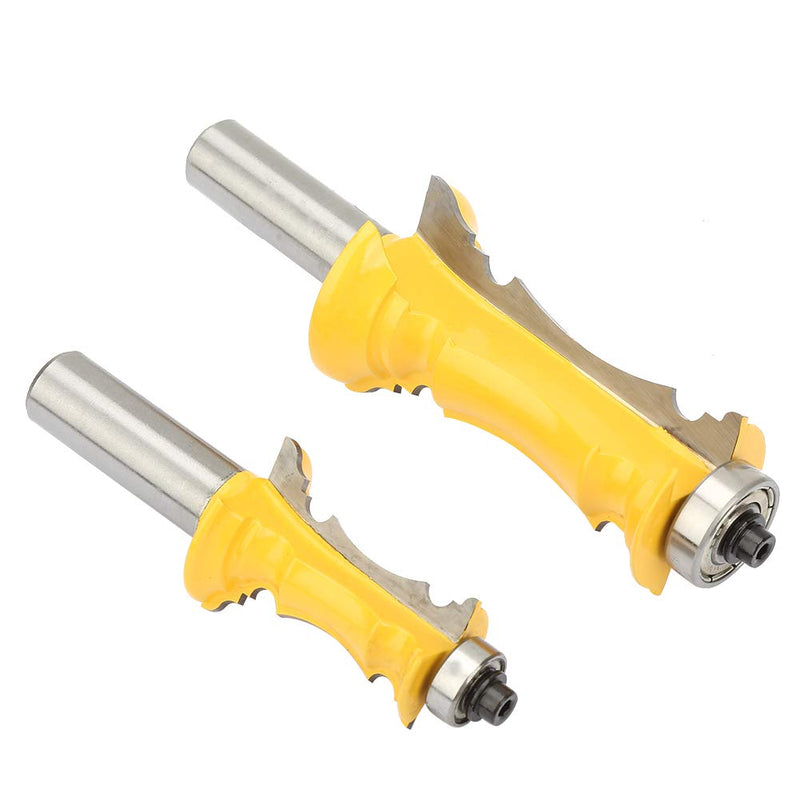 1/2 Inch Crown Molding Router Bits, Set of 2 Shank Woodworking Milling Carbide Cutter, Precise Crown Molding Tool