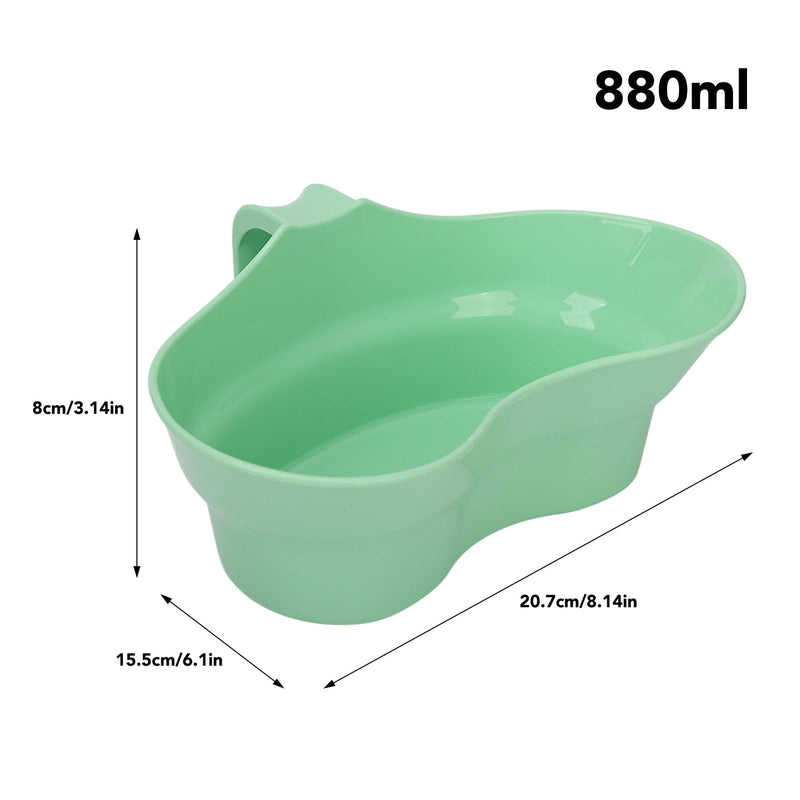 Basin Cup, 300ml Oral Care Basin Cup Inward Curved Vomit Bowl Tooth Brushing Tray Dental Emesis Tray Dental Emesis Cup for Elderly Bedridden