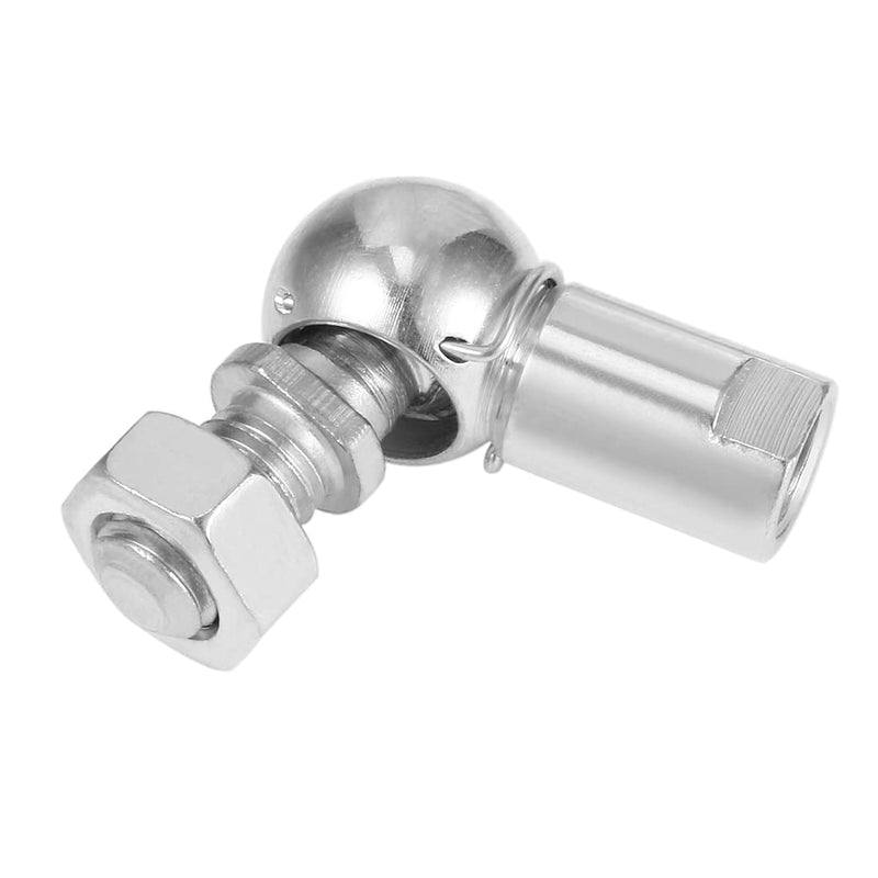 Ball Head Joint Rod End Bearing, 2pcs M10 Right Thread Ball Socket Universal Joints Carbon Steel Angle Ball Joint Fitting for Automotive, Hinged Door, Cupboard M10 (2pcs)