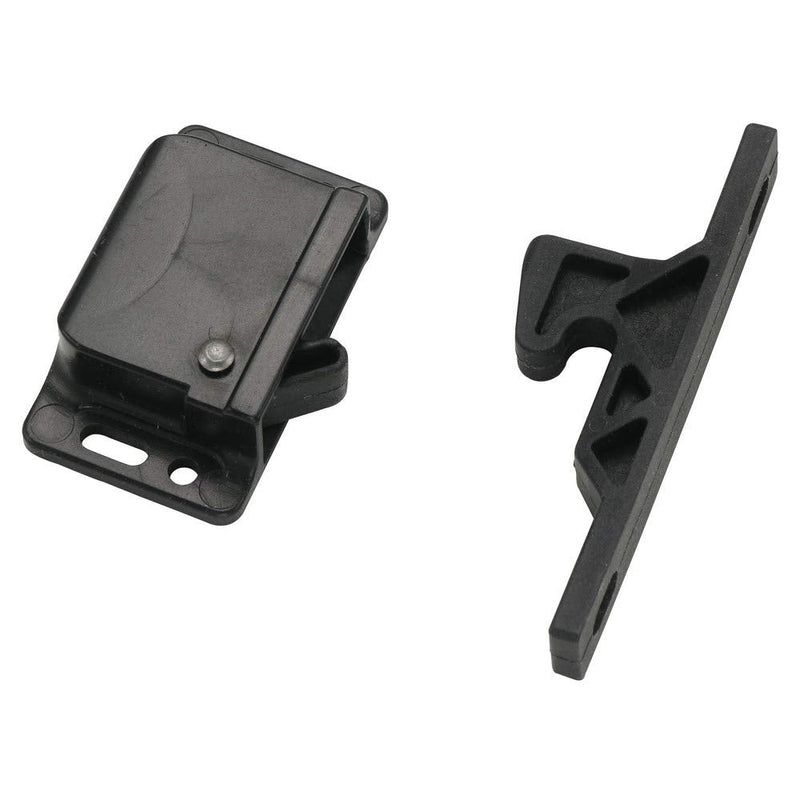 5838-4 Pack - RV Cabinet Door Black Push Latch Grabber - Holder- 5lb - C3-805 - H315