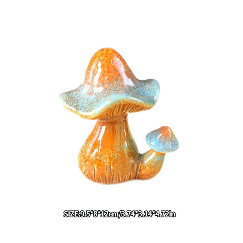 Mushroom Toilet Bolt Caps Porcelain Toilet Bolt Covers Decorative,Fun Toilet Screw Cover Caps,2Pcs Ceramic Mushroom Toilet Screw Caps,Toilet Bowl Bolt Covers for Bathroom Decor,Easy to install (D) D