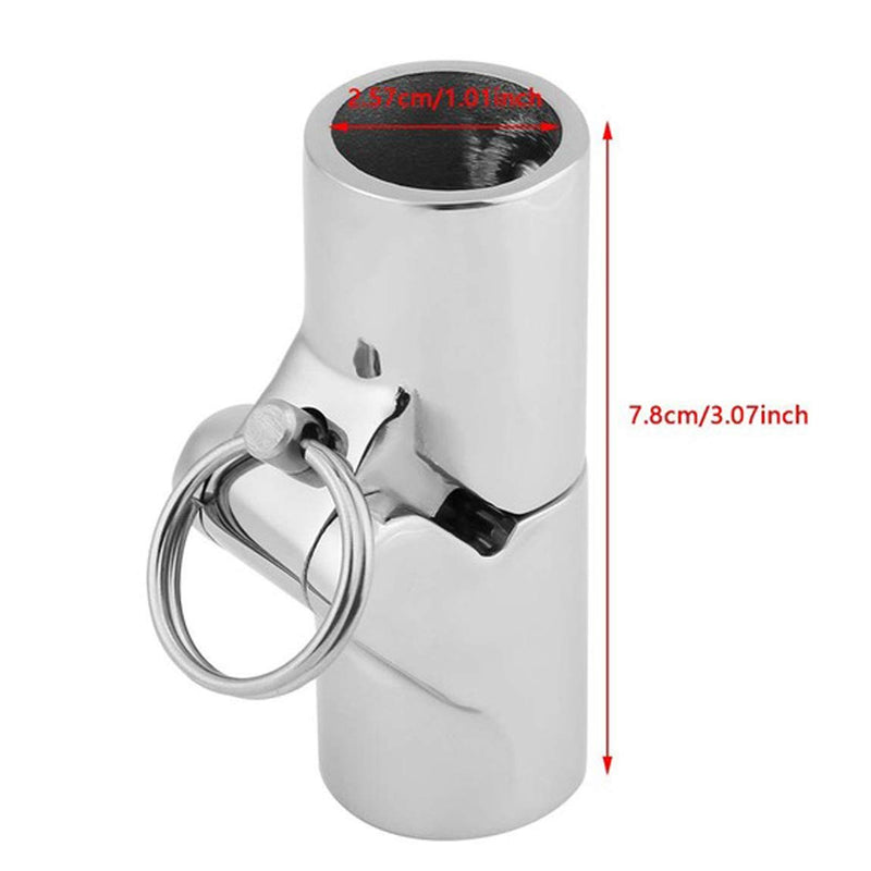 316 Marine Stainless Steel 1" Boat Rail Fittings - Folding Swivel Tube Pipe Connector Joint - Pole Railing Mast Canopy