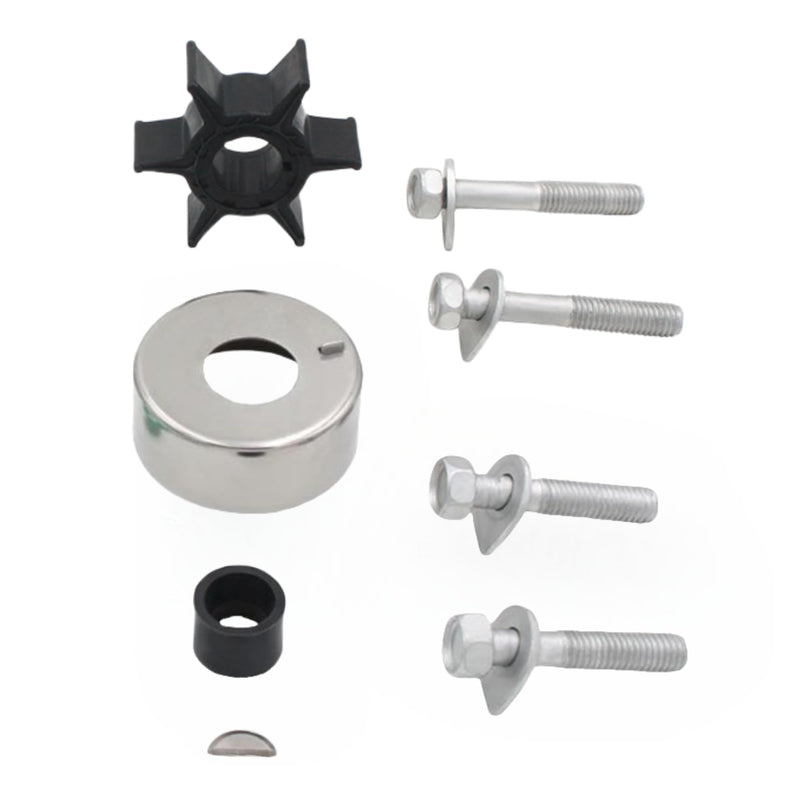 6H4-W0078 Water Pump Impeller Kit for Yamaha Outboard 40 50 HP Boat Engines | Compatible with Marine C25 P50 Models, Replaces 6H4-W0078-00-00, 6H4-W0078-01-00, 6H4-W0078-A0-00, Sierra 18-3429