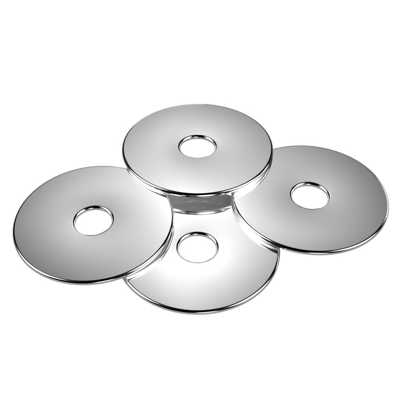 #8 x 3/4" Fender Washers,Stainless Steel Flat Washers,Made of 304 (18-8),100Pcs Large Repair Metal Washers #8×3/4" sliver 100