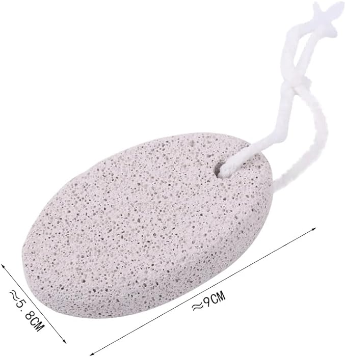 Natural Pumice Stone for Feet Heel Exfoliating Bath Heel Foot Care Tool Natural Pumice Stone Volcanic Stone Foot Care Tool Heel Hanging Hanging Strap Included Washable Reusable Unisex - NewNest Australia