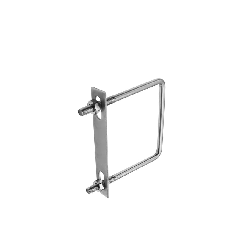 Square U-Bolts,Stainless Steel Square Bend U Bolts,Frame Plate U Shaped Nuts and Bolts for Automobiles Trailers,Ski Boats,or Sailboat Trailers,4 PCS M10*140 * 180 M10*140*180mm/0.39*5.51*7.09''