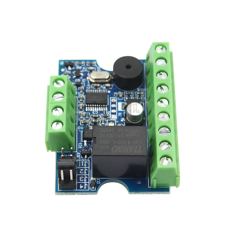 12V Access Control Mini Relay Module Controller Board TM Wiegand 26-44 RFID Card Reder Door Access Control System Support Admin Card 1000user
