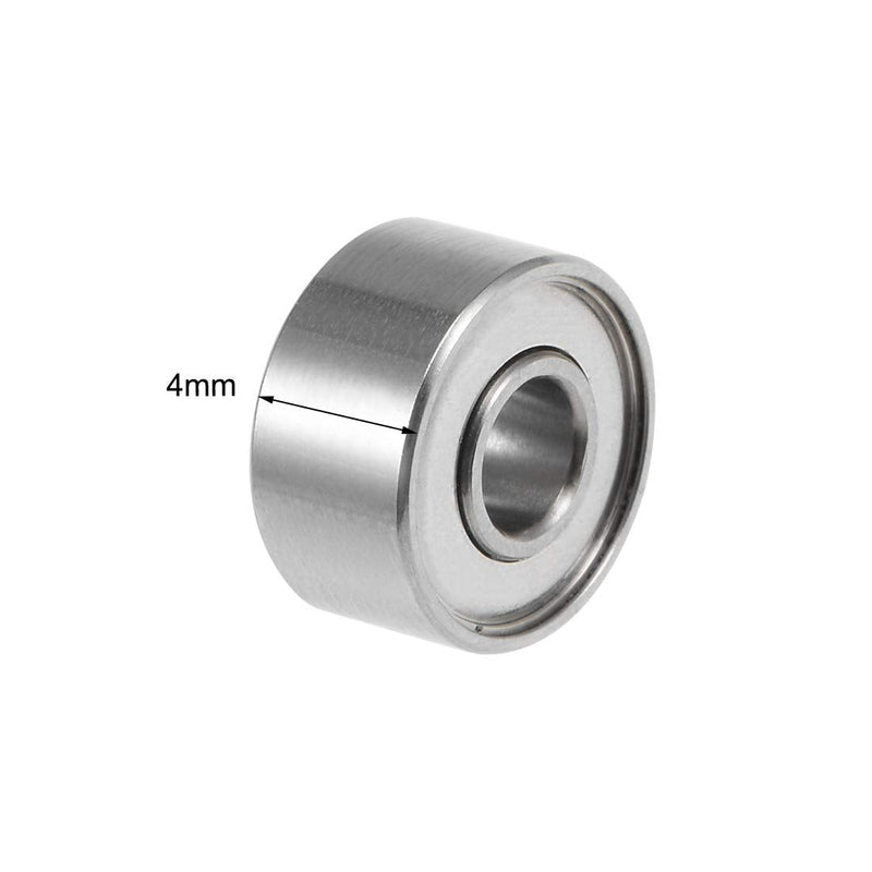 uxcell 693ZZ Deep Groove Ball Bearings Z2 3mm X 8mm X 4mm Double Shielded Carbon Steel 20pcs 3mmx8mmx4mm