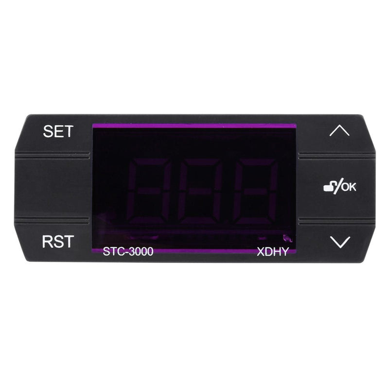 Digital Temperature Controller, 110V to 220V 10A / 30A 0.1 ° C Accuracy Touch Temperature Controller Electronic Digital Temp Control Thermostat with Sensor
