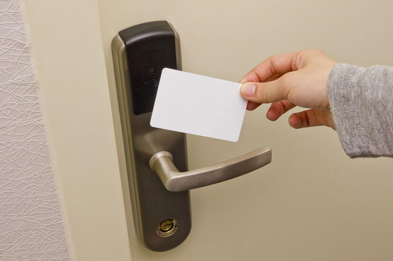 T5577 Smart Cards, Contactless 125khz RFID Rewritable Proximity Clamshell Weigand Prox Card, Compatible with 1386 1326 H10301 Format Readers and Keyless Entry Access Control Systems (10) 10