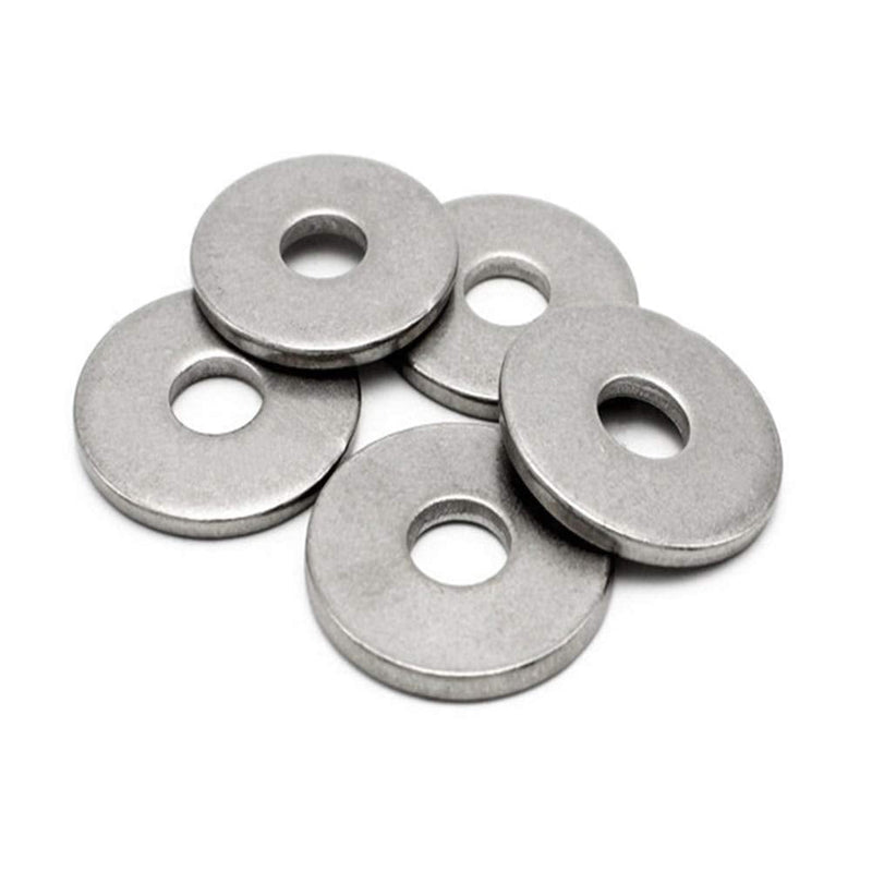 FullerKreg 3/8" x 1" OD Stainless Flat Fender Washers，1" Outside Diameter, 0.080" inch Thickness，(25 Pack)，18-8 (304) Stainless Steel 3/8" x 1" OD (25pcs) - NewNest Australia