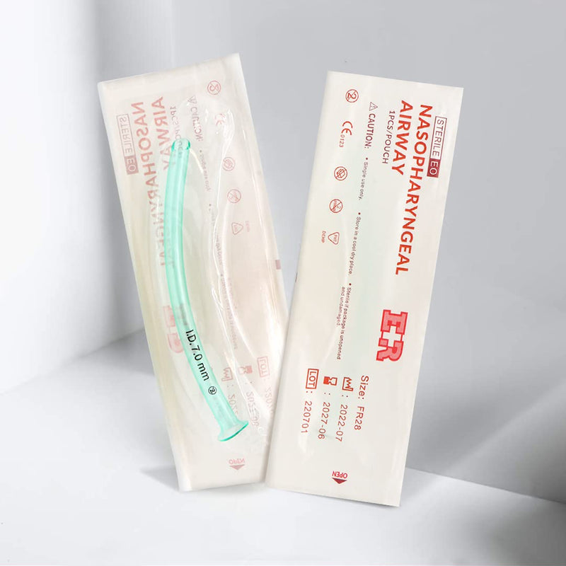 Ever Ready First Aid Nasopharyngeal Airway (NPA) with Packet of Lubricant Jelly 3g (5 Count (Pack of 5))