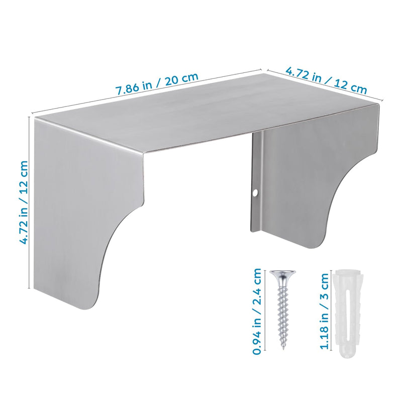 Homoyoyo Outlet Box Protection Cap Power Supply Outdoor Wireless Housing Cover Electrical Box Splash Proof Shell Rainproof Cover Plate Protector Socket Socket Electric Car Metal 7.86X4.72X4IN