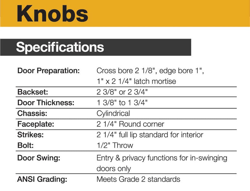 Brinks Push Pull Rotate Door Locks Stafford Privacy Bed/Bath Knob, Polished Brass, 23021-105 Privacy Knob