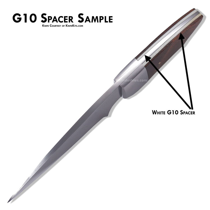 G10 - Knife Handle Spacer Material - (3 x 12 x .060 Inches) - Double Black (3 x 12 x .060)