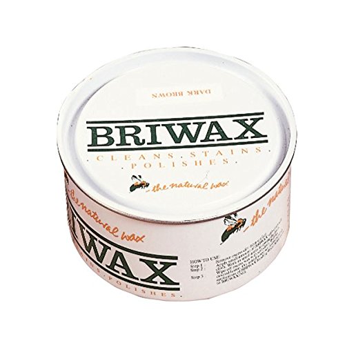 Briwax Darkbrown Brown Dark Furniture Wax, Cleans, Stains, and Polishes, 16 Ounce