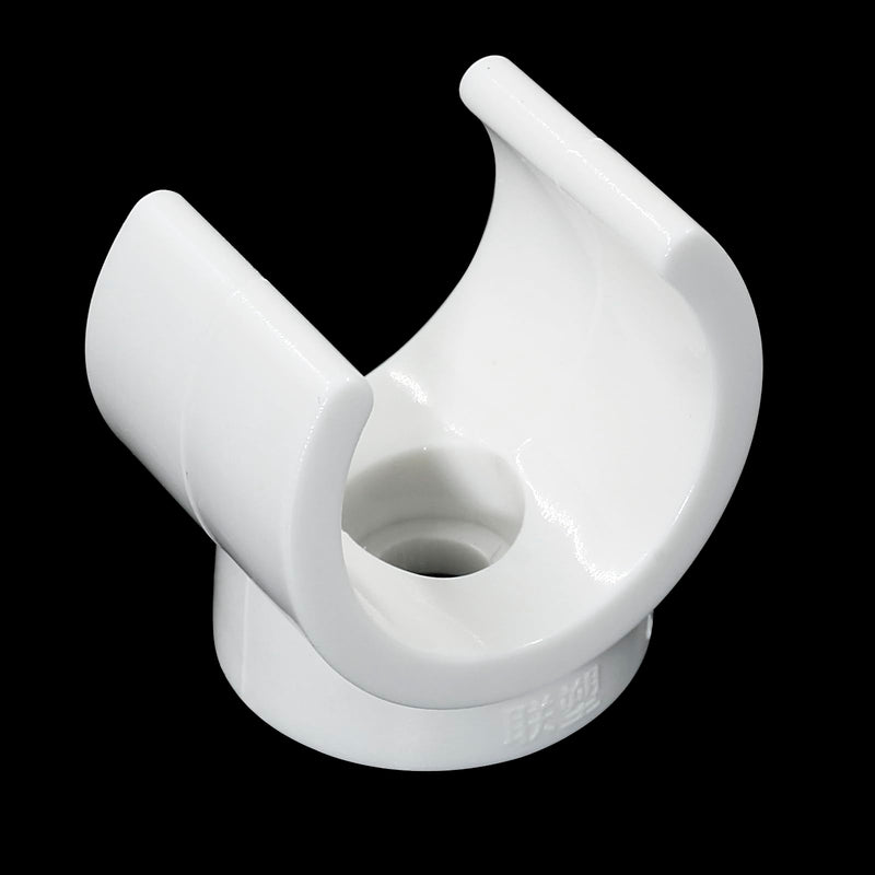 Litoexpe 3/4 Inch PEX Pipe Clamps, 20mm PVC Pipe Holder, Plastic U-Hook PEX Pipe Support Hangers, White PEX Water Pipe Clips, 20pcs PEX Tubing Clamp Tool 3/4"