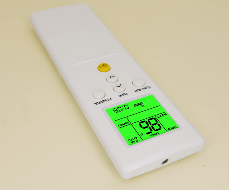 Compatible with Fujitsu Air Conditioner Remote Control AR-REF1U ARREF1U ASU9RLS3 ASU12RLS3 ASU15RLS3 Display in Both Fahrenheit and Celsius