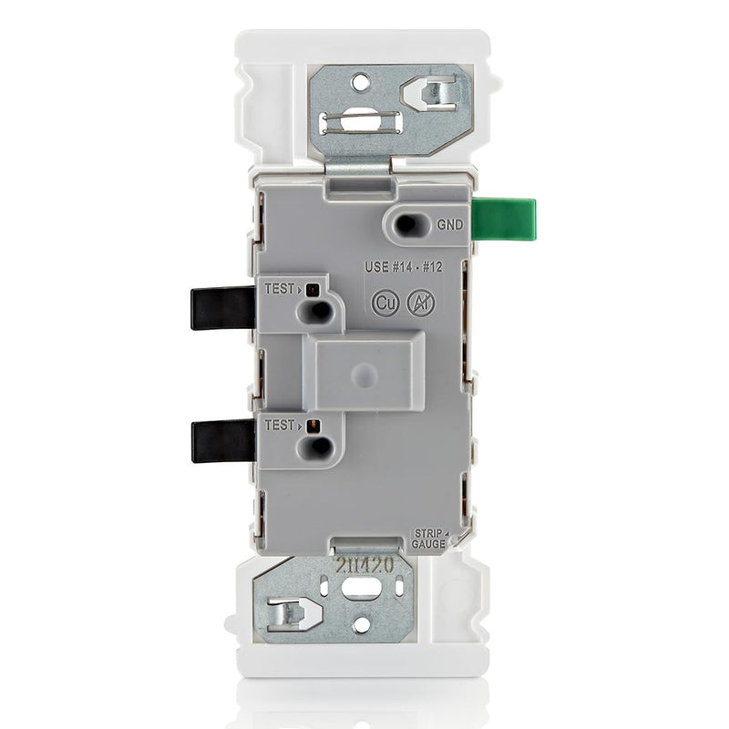 Leviton E5601-MW Decora Edge 15 Amp Single Pole Rocker Switch, 10-Pack, White 10 Pack