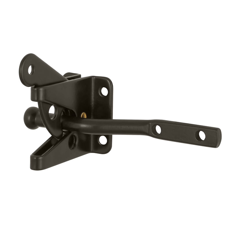 Design House 189407-ORB Self-Locking Heavy Duty Gate Latch 2-Pack Oil Rubbed Bronze 2-Pack Gate Latch or Lock