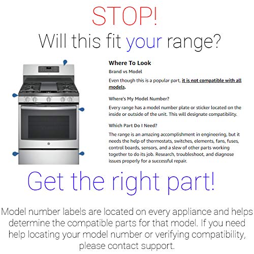 Supplying Demand 316225001 316225000 Electric Range Oven Bake Element Replacement