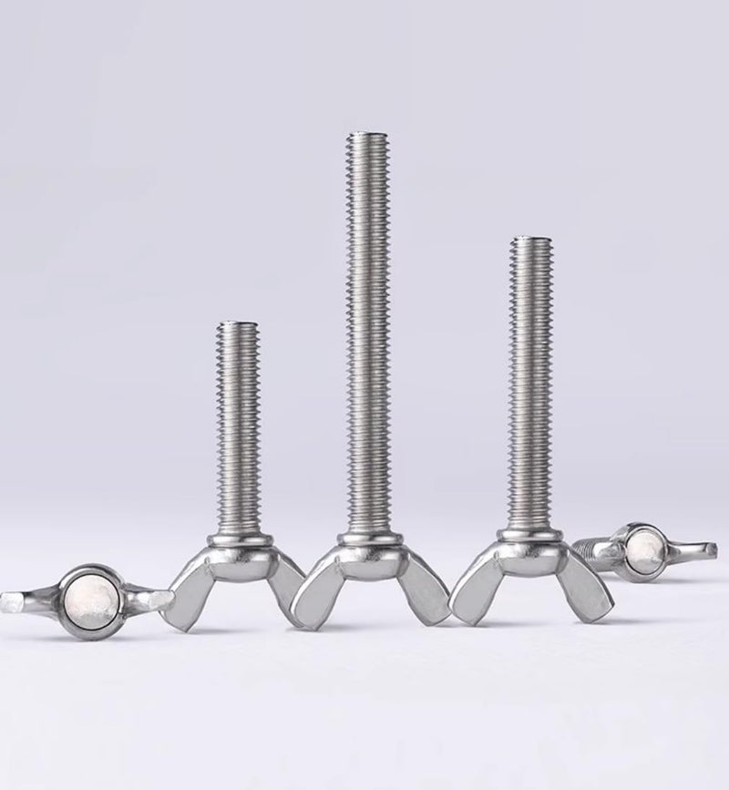 1/4-20x3/4(50pcs) 304 Stainless Steel Wing Butterfly Screws Bolts,Wing Bolt,Thumb Hand Screws for Electronic Equipment,Wing Bolt Thumb Hand Screws 1/4-20x3/4(50pcs) 50