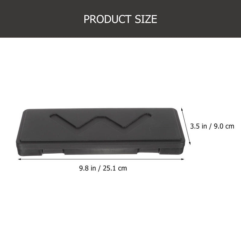 4pcs Black Plastic Dial Caliper Storage Box, Portable Caliper Case for 0-6 Inch Measuring Tools, Multi-Use Micrometer Case for Home and Workshop Electronic Tools Storage