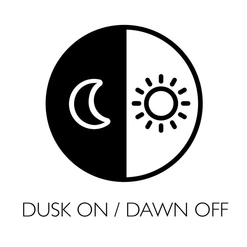 Replacement Dusk to Dawn Sensor for Outdoor Pole Lights - Automatic On/Off Light Sensor for Outdoor Lighting – Steel Light Sensor, Black, Design House 502146 Photo Eye