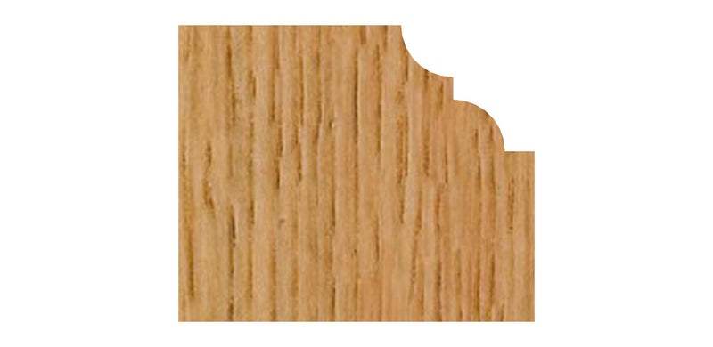 Whiteside 3770 Classical Flat Bottom Router Bit: 7/64 Inch Radius, 3/4 Inch Large Diameter, 3/8 Inch Cutting Length, 1/4 Inch Shank, 2 Inch Overall Length