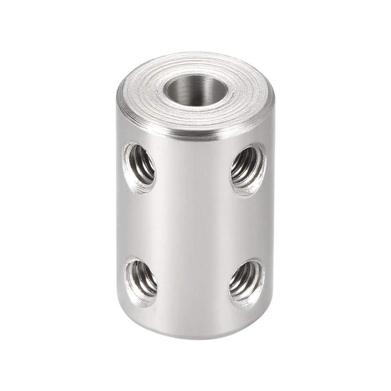 uxcell 5mm to 5mm Bore Rigid Coupling Set Screw L22XD14 Stainless Steel,Shaft Coupler Connector for RC Airplane Boat, Motor Accessories