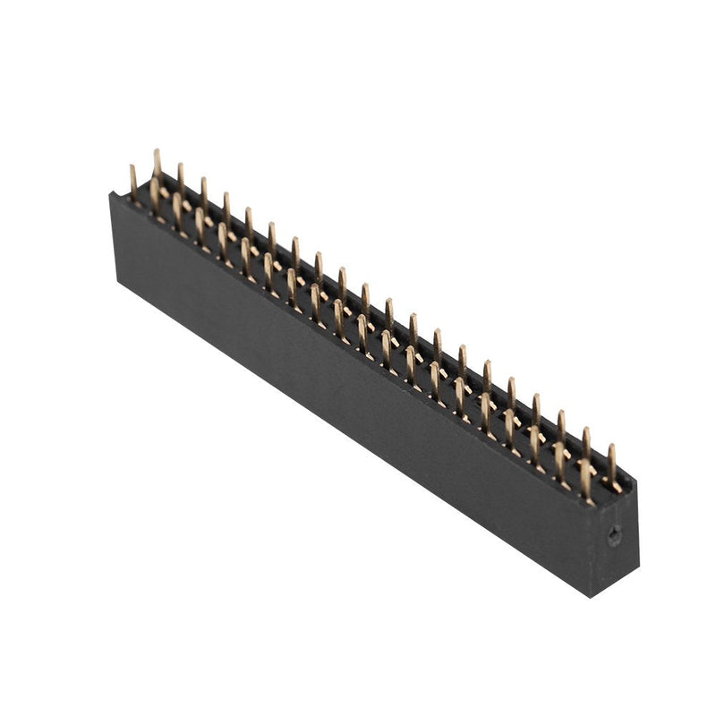 5Pcs Female Pin Headers 2x20 Pins 2.54m Row Short Pin Headers Connector PCB Board Pin Header Strip for