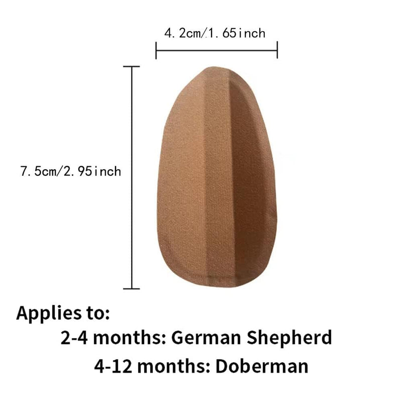 Dog Ear Stand Sticker Up Support Tool, Dog Ear Fixed Correction Vertical Holder for Doberman. (1.65 * 2.95) 1.65 * 2.95