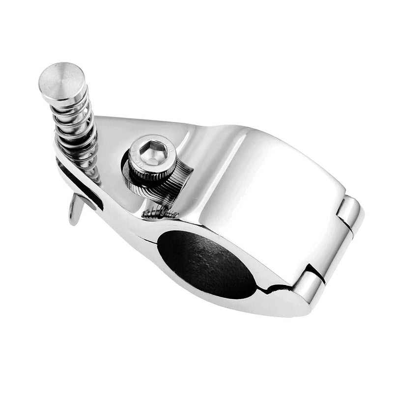 RedSnake Yacht sailing boat railing Marine Grade 7/8" 22MM Hinged Jaw Slide with Boat Pin & Cam Clamp Pipe clamp bimini top hardware (7/8" 22CM x 1pair) 7/8" 22mm X 1pair