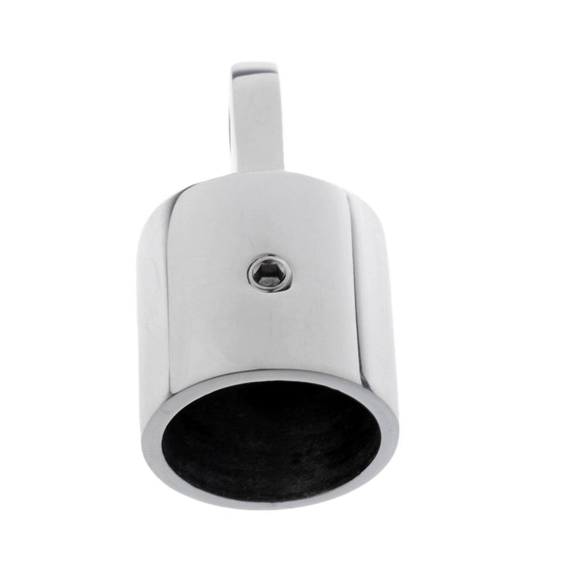 2PCS Pipe Eye End Cap ，316 Stainless Steel Bimini Top Eye End/Canopy Tube End Marine Boat Yacht External Fitting Hardware (Size:7/8inch) Size:7/8inch