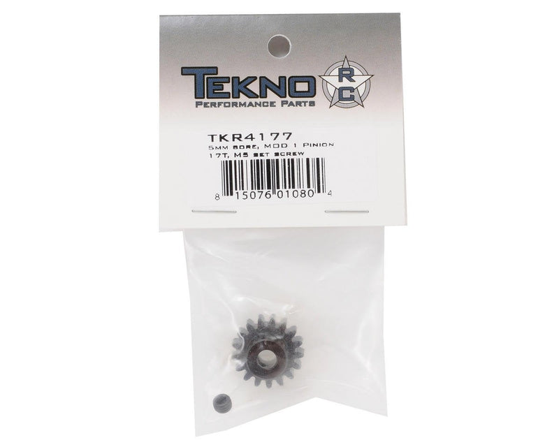 TEKNO RC LLC M5 Pinion Gear 17t MOD1 5mm bore M5 Set Screw TKR4177 Gears & Differentials