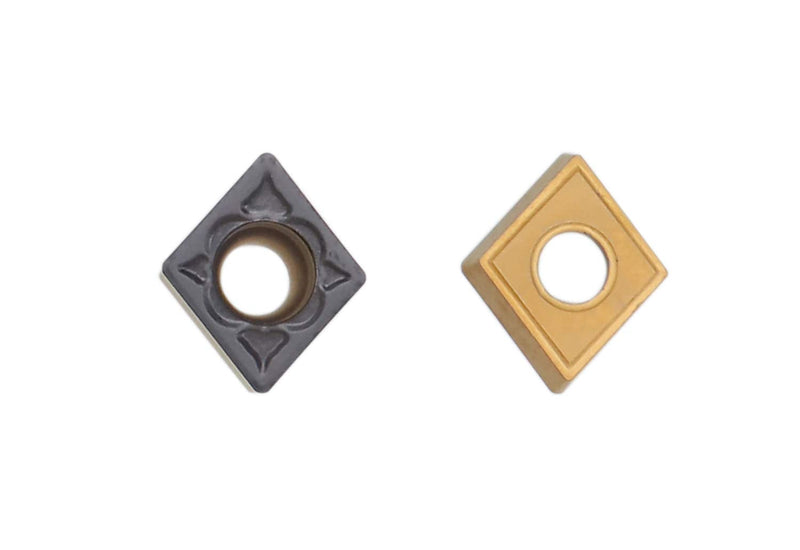 Accusize Industrial Tools 2 Pc of Each Kind of Carbide Inserts for 2387-2001, CVD Coated and Tin Coated, Total 10 Pieces, 2387-2001inserts | 10-Piece Replacement Set, 2 Each MGMN200, 08ER A60, WCMT2.52, CCMT21.51, DCMT21.51, 2387-2001INSERTS