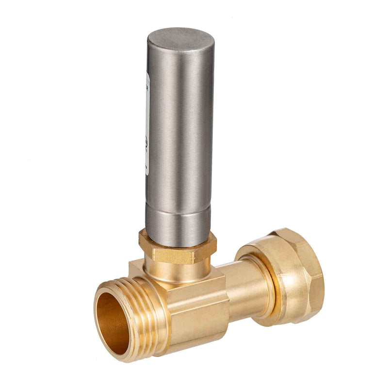 (2 Pack) Lidertik Water Hammer Arrestor Washing Machine 3/4 Absorb Shock and Reduce Noise Laundry Washer Knock Valve Garden Hose Air Inline Sink Dishwasher LI-Y241-11-11-S(2 PACK) S-Stainless steel-2 Pack