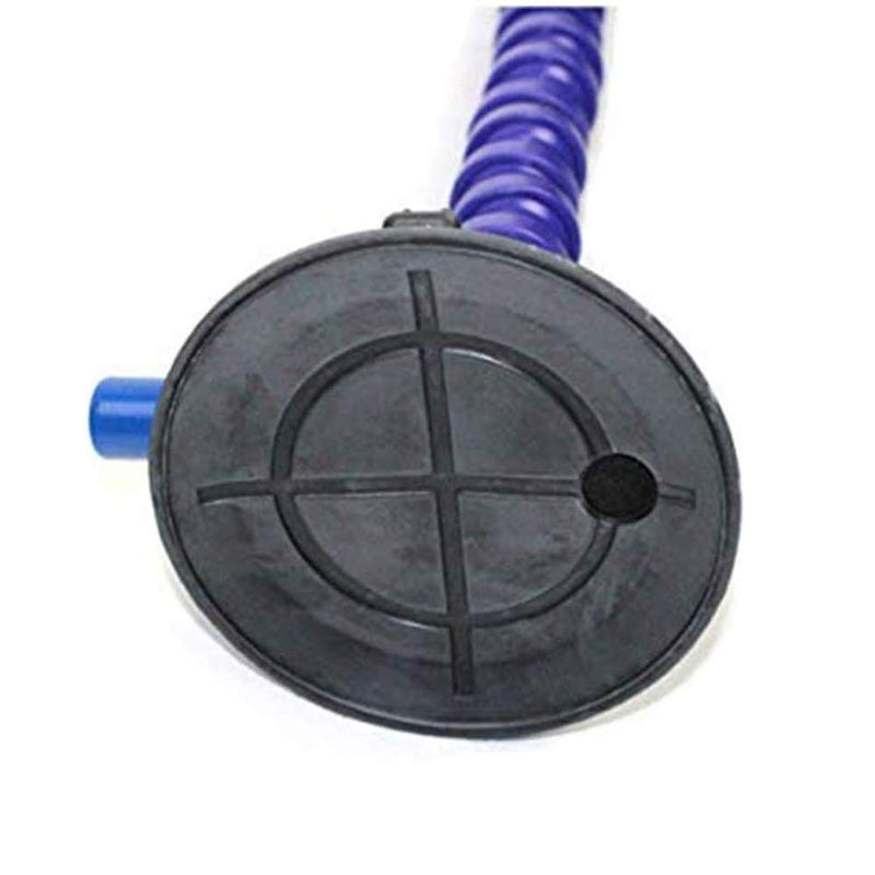 4.5 Inch Rubber Vacuum Suction Cup with Polycarbonate Accessory Mount (4.5" Suction Cup)