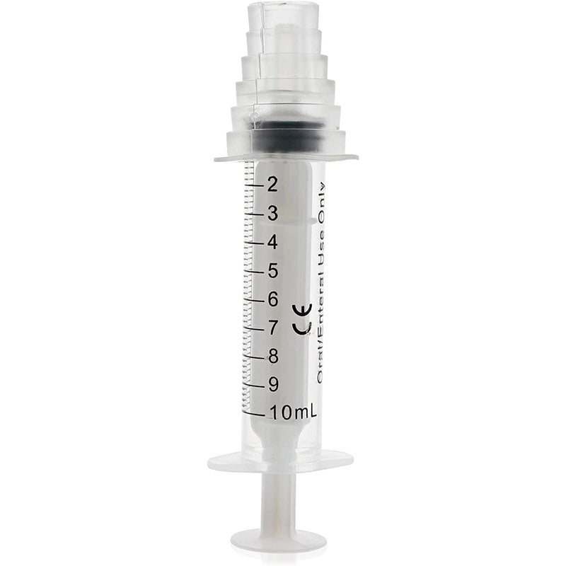 Bright Creations Oral Medicine Syringes with Bottle Adapter (Transparent, 10 Pack) - NewNest Australia